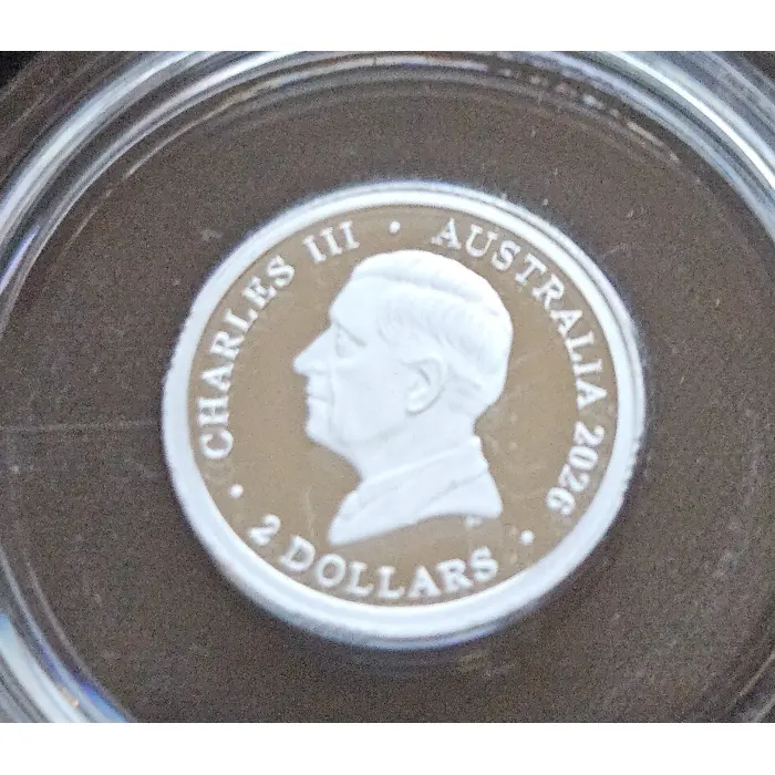 2026 $2 'C' Mintmark Dawn Service Coloured Silver Proof