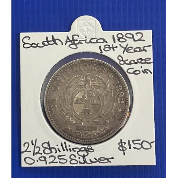 1892 2½ Shillings – Zuid-Afrikaansche Republiek