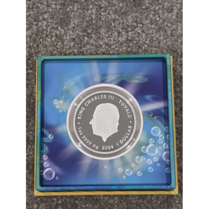 2024 Spongebob and friends 25th anniversary 1oz coloured silver proof #2252/5000