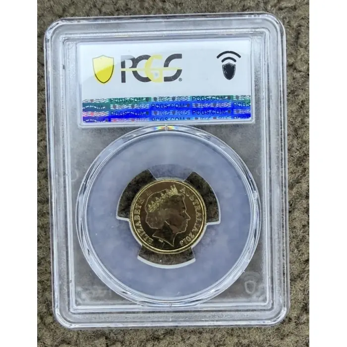 2013 $2 Coronation Coloured Coin PCGS MS65