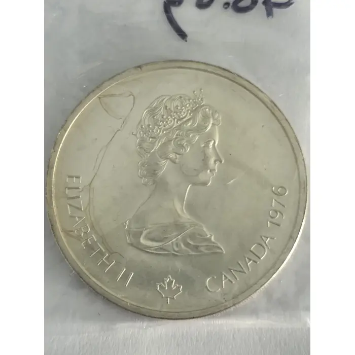 1976 Canada $10 Montreal Olympics  STIRLING SILVER 1.56 Oz!!!