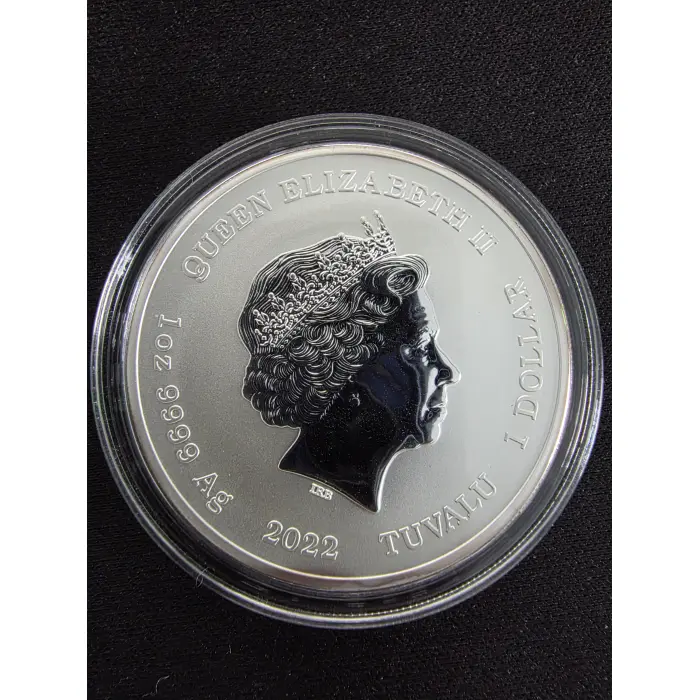 James Bond 007 60 years of James Bond 1oz silver "family crest" coin