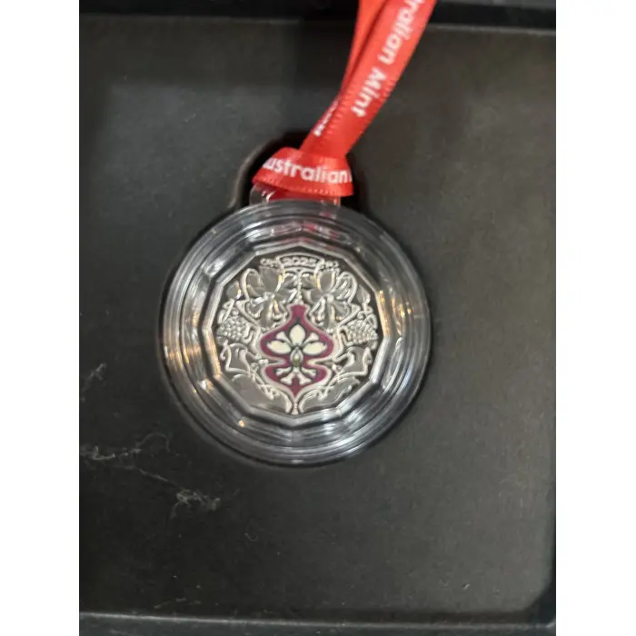 2025 50c Coloured Silver Proof Coin