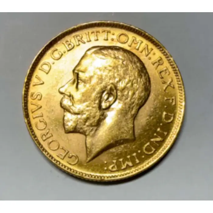 1914 Perth George V Large Head Sovereign  Australia