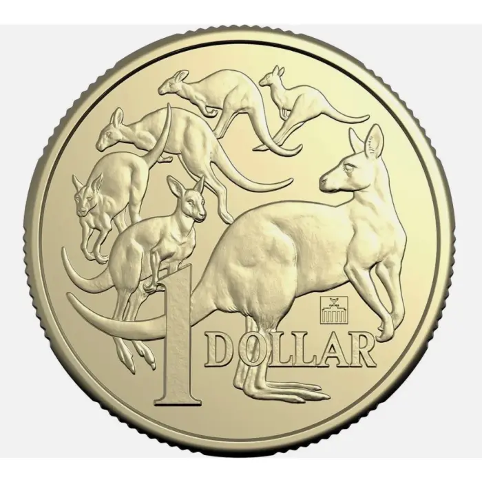 2026 $1 UNC CARDED COIN "2026 MOB OF SIX ROOS WORLD MONEY FAIR"