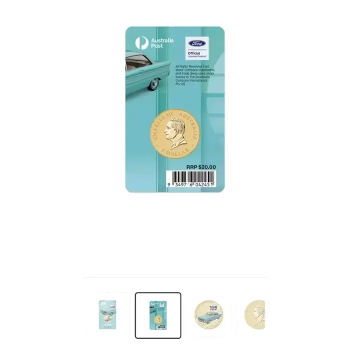 Ford: 100 Years in Australia XP Falcon Coin-in-Card