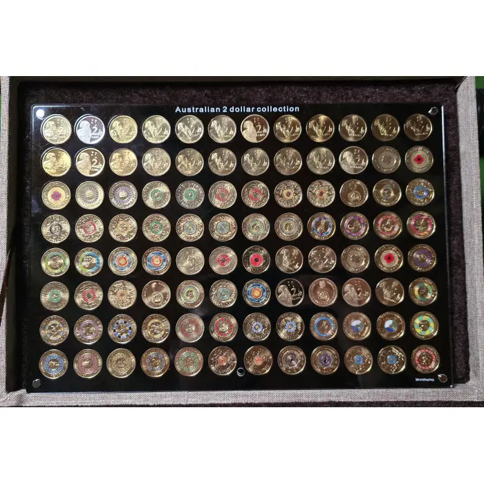 Complete $2 Coloured UNC Coin Collection