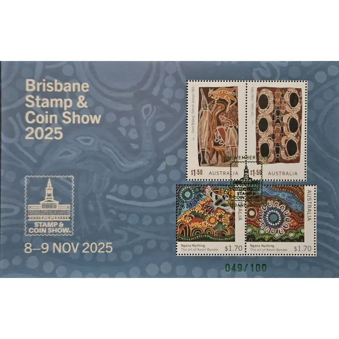 2025 Brisbane Stamp & Coin Show – Matching Numbered Collection 
