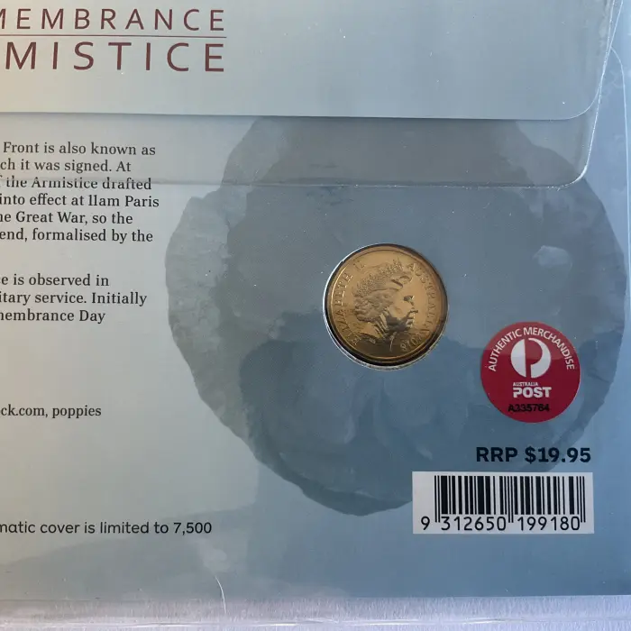 2018 PNC $2 Remembrance Armistice Centenary "C" Mint Mark 