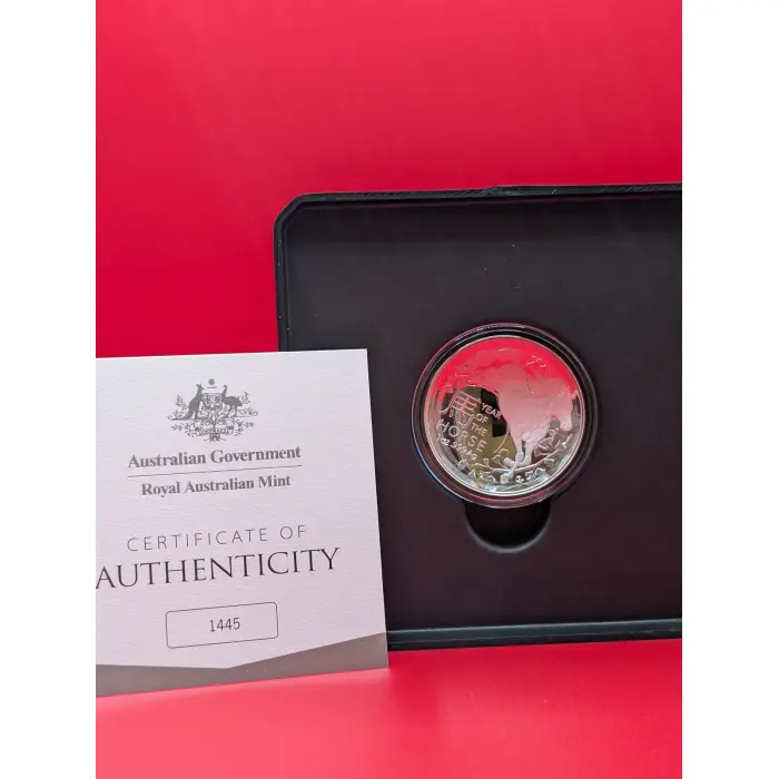 Lunar Year of the Horse - Domed Silver Coin