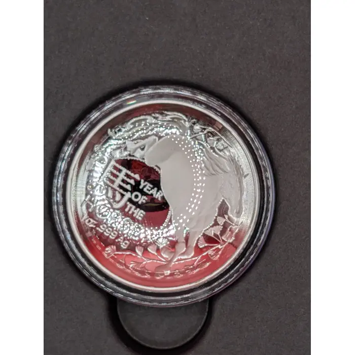 Lunar Year of the Horse - Domed Silver Coin