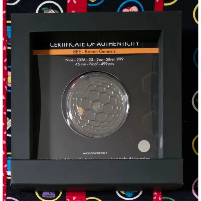 🐝 2026 Bee: Bionic Genesis 2oz Silver Proof Coin 🐝