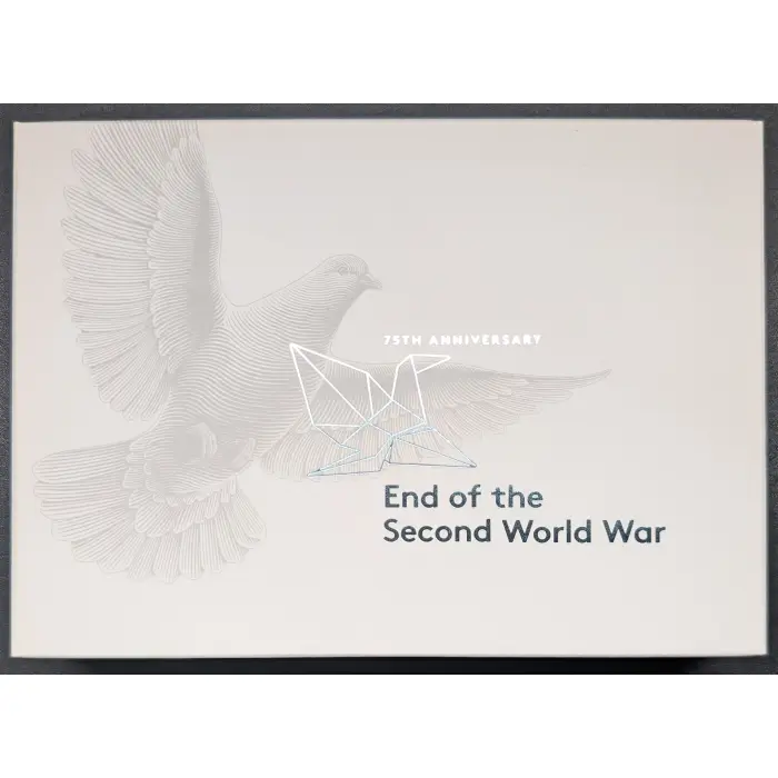 2020 75th Anniversary Of The End WWII Three Coin Silver Proof Set