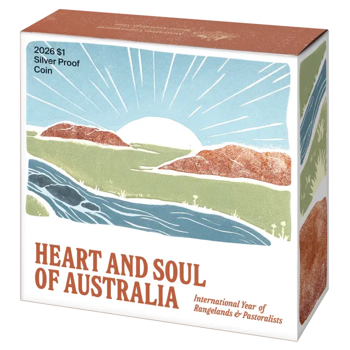 Heart and Soul of Australia - $1 Silver Coin Rangelands and Pastoralists - Proof Coin 2026