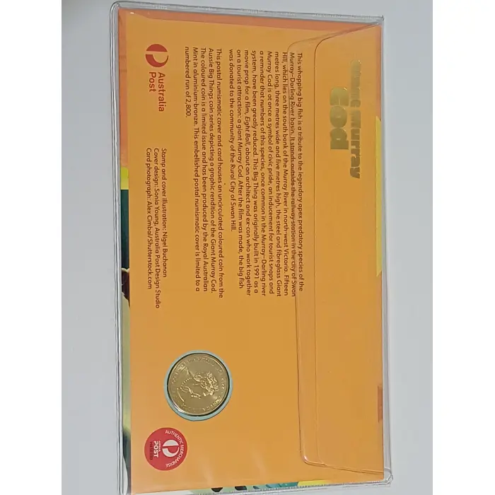 Australia Impressions 2023 PNC Giant Murray Cod Coloured Coin 
