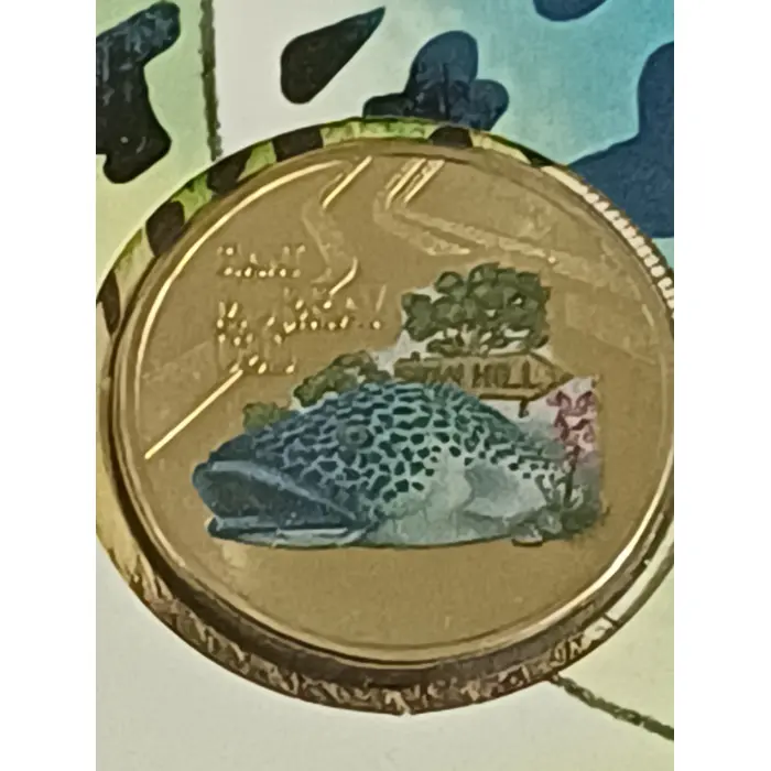 Australia Impressions 2023 PNC Giant Murray Cod Coloured Coin 