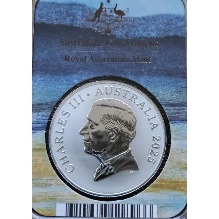 2025 Bush Capital 1oz Silver Kangaroo – Frosted Uncirculated