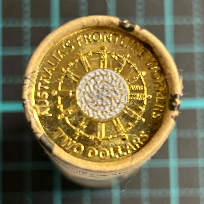 2022 Australian Frontline Workers  Genuine RAM $2 Roll in protective tube.