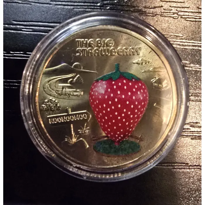 RED STRAWBERRY 2025 + 12 Coin Folder Set