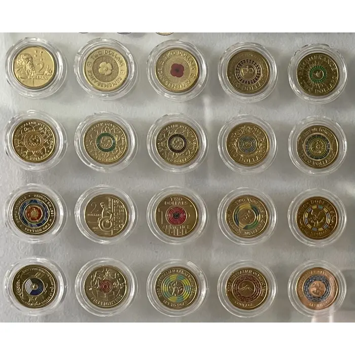 1988-2026 $2 - 77 UNC COIN COLLECTION