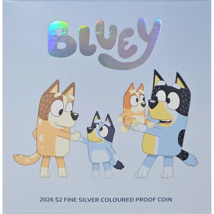 2026 Bluey Silver Proof Coin