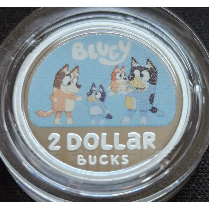 2026 Bluey Silver Proof Coin