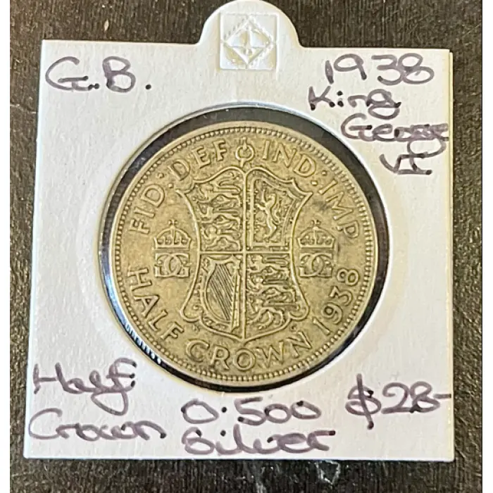 Great Britain 1938 King George VI Half Crown