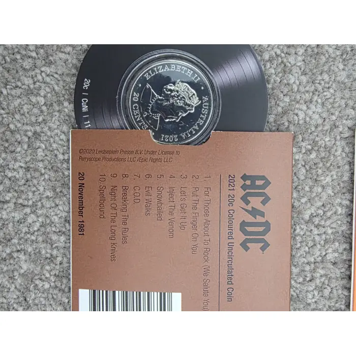 AC/DC 20c 5 coin bundle 