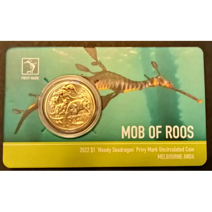 2022 $1 Weedy Seadragon Privy Mark