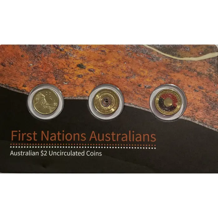 2021 $2 FIRST NATIONS UNC (3 COIN SET) Carded