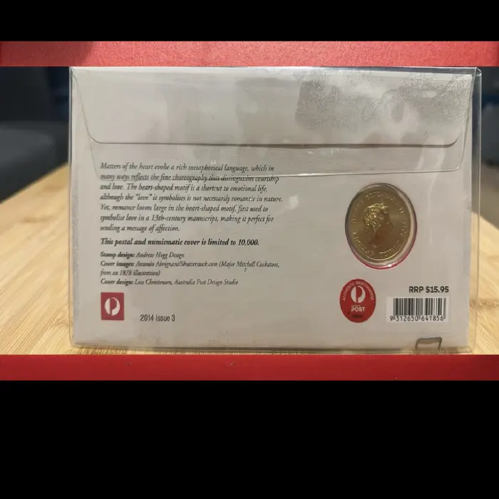 2014 PNC AUSTRALIA ROMANCE With Love' PNC Perth Mint $1 ONE DOLLAR Coin