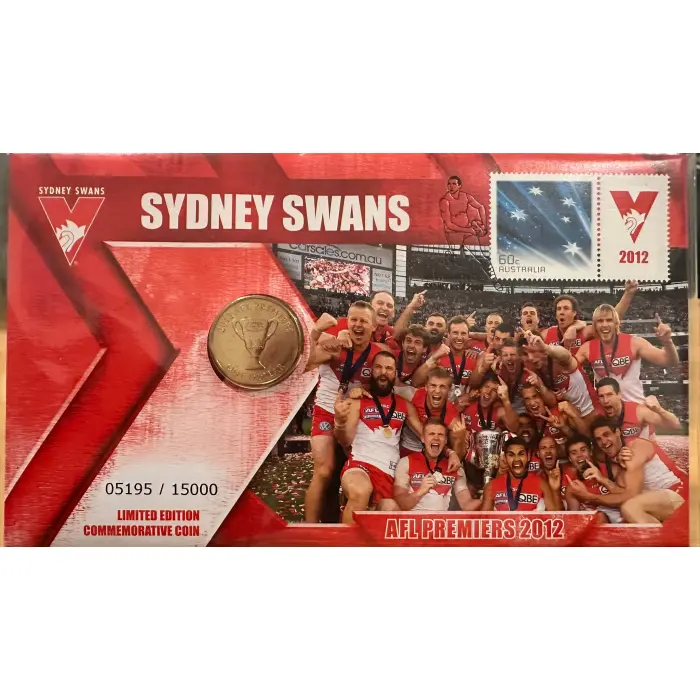 2012 $1 AFL Premiers - Sydney Swans PNC