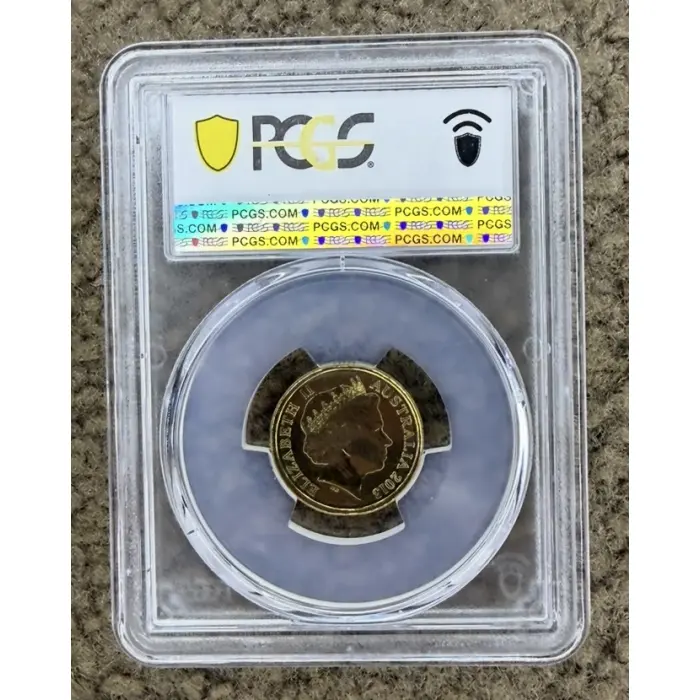 2013 $2 Coronation Coloured Coin PCGS MS64