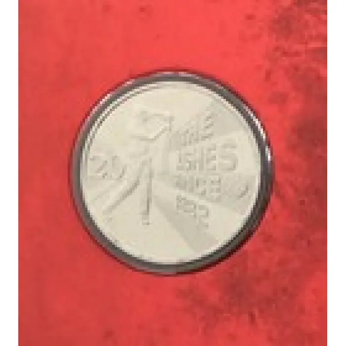2013 THE ASHES SINCE 1882 – 20 CENT UNICIRCULATED COIN ON CARD