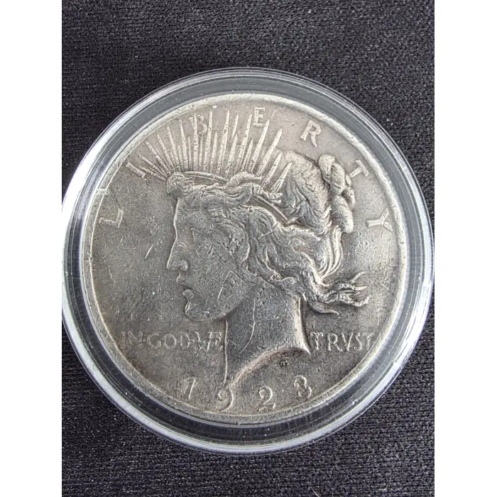 1923 USA silver dollar "peace dollar"
