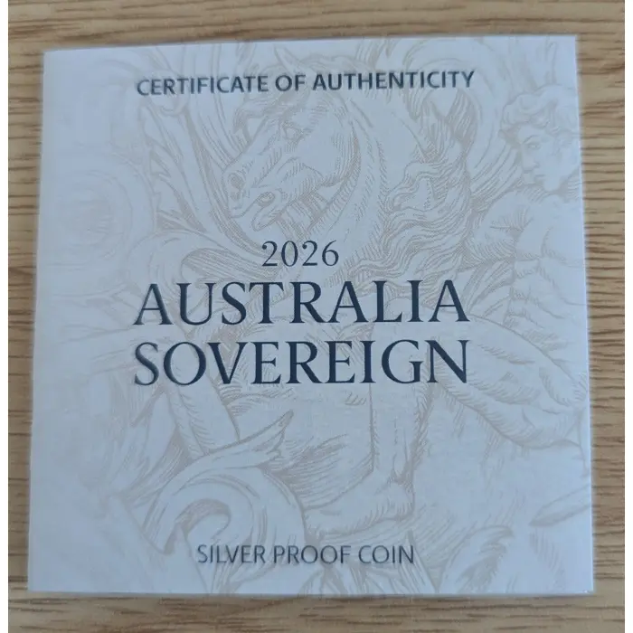Silver Proof Australian Sovereign