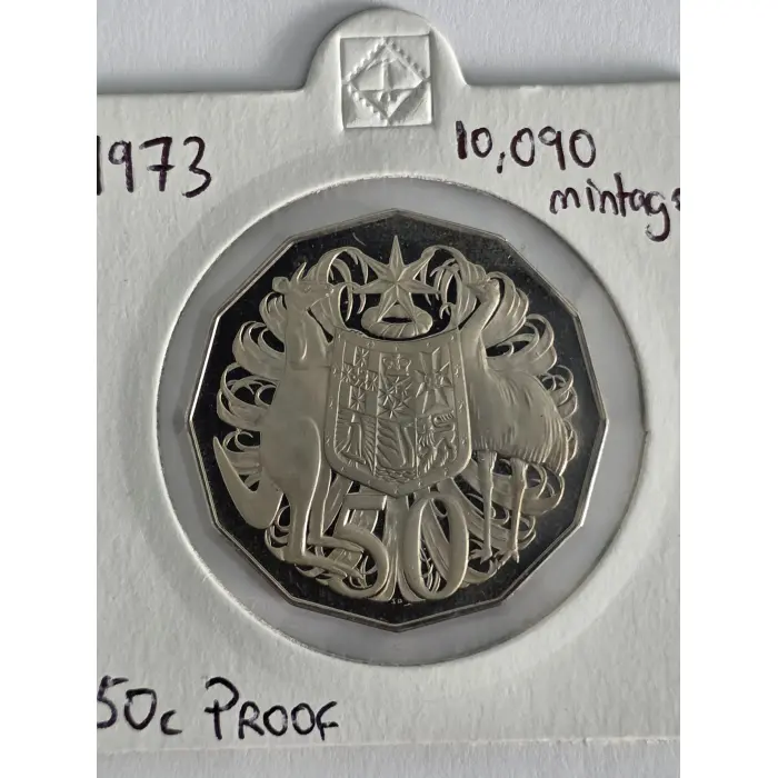 1973  50c proof extremely rare 10k mintage