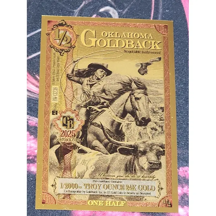 1/2 oklahoma goldback