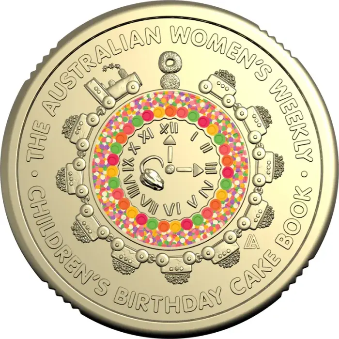 Royal Australian Mint AWW womans weekly Birthday Cake 2025 folder  $1 Ten-Coin C