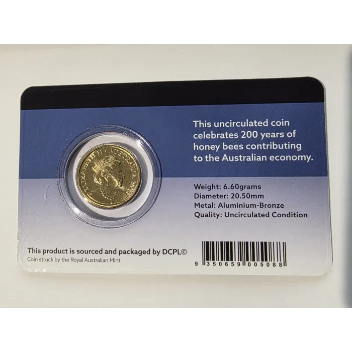 2022 Honeybee uncirculated and carded - downies