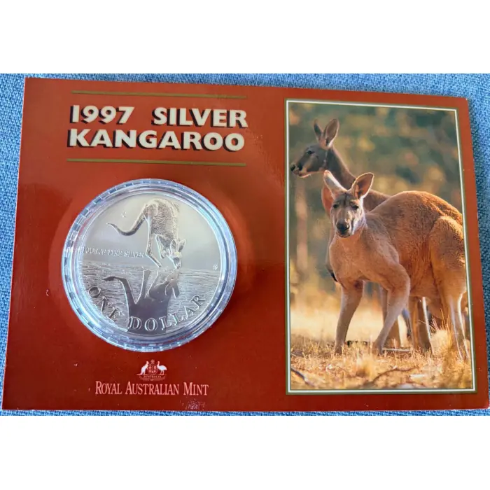 1997 Silver Kangaroo 0.999 1 ounce silver