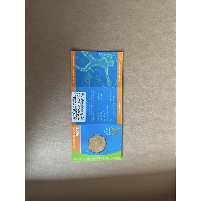 2006 Australia $1 Melbourne Commonwealth Games “M2006” Mintmark Coin