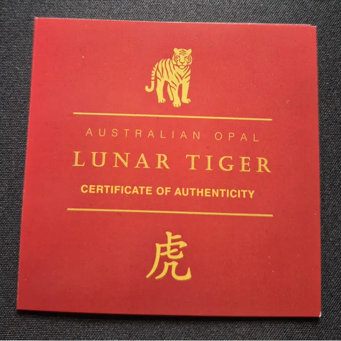 2022 Australian Opal Lunar Tiger 🐅 