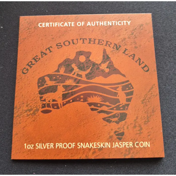 2025 Great Southern Land Snakeskin Jasper