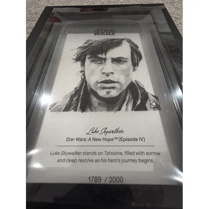 AGORO Star Wars – Luke Skywalker 5g .999 Silver Collectible Foil #1789/2000