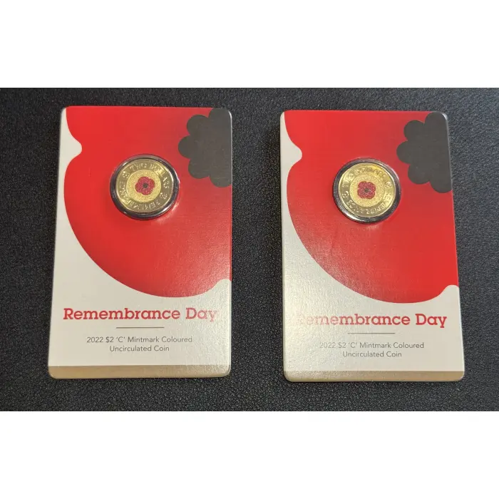2022 $2 Red Poppy C-Mint on card