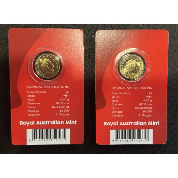 2022 $2 Red Poppy C-Mint on card