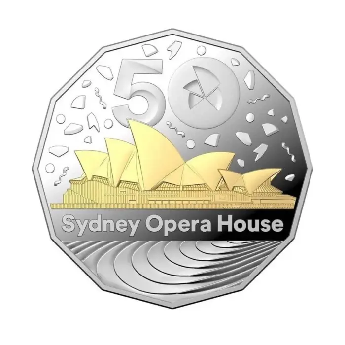 2023 18.24g 50c Silver 50th Anniversary Of The Sydney Opera House - Mintage: 5,000