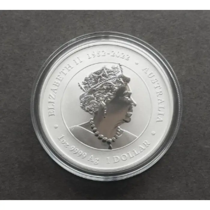 2024 $1 Year of the Dragon 1oz Silver Coin