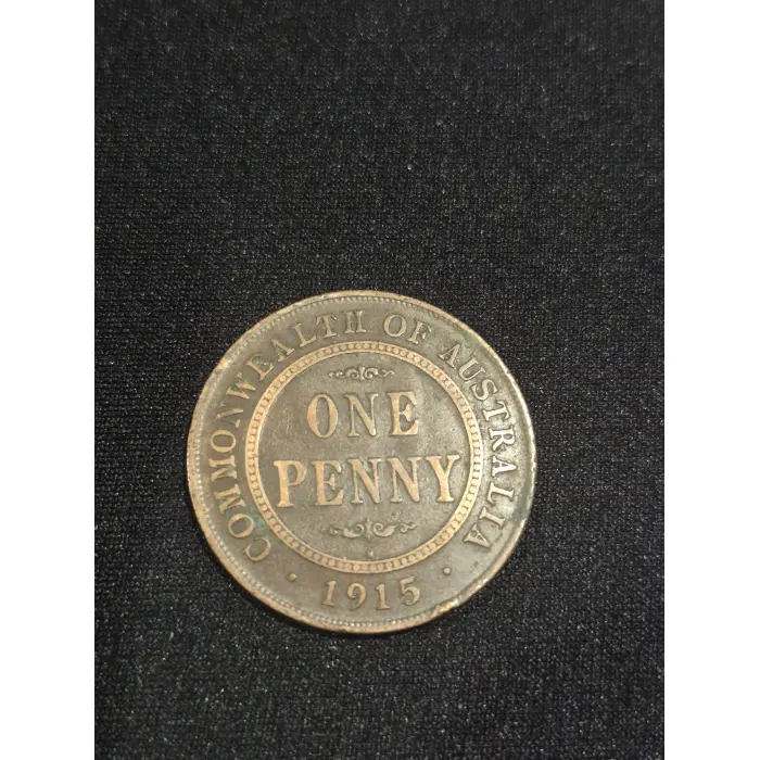 WWI Era 1915-H Australian Penny – Heaton Mint Variety